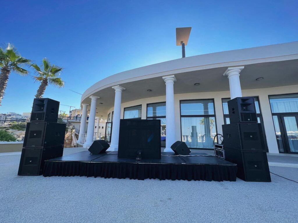 KV2 Sound System with x2 highs and x4 Subs - Events for up to 600 pax