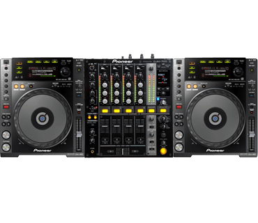 x2 Pioneer CDJ's 900 + DJM 700